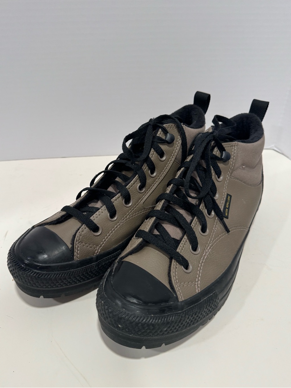 Converse Chuck Taylor Malden Street Boots Mens 9 Taupe Mid Shoes A14619C
